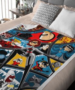Original Disney Cartoon The Incredibles Tapestry Blanket Fleece Customized Blanket - Image 4