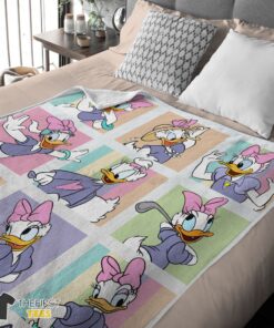 Original Disney Daisy Duck And Friends Daisy Duck Moods Blanket Customize Blanket - Image 3