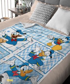 Original Disney Donald Duck With Signature And Friends Donald Duck Moods Blanket Customize Blanket - Image 3