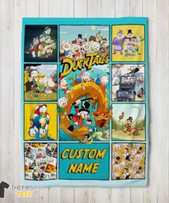 Original Disney Ducktales Cartoon Collage Blanket Fleece Customized Blanket
