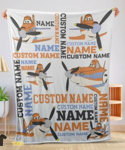 Original Disney Dusty Crophopper Blanket Fleece Customized Blanket