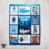 Original Disney Finding Dory What Would Dory Do Collage Blanket Fleece Customized Blanket