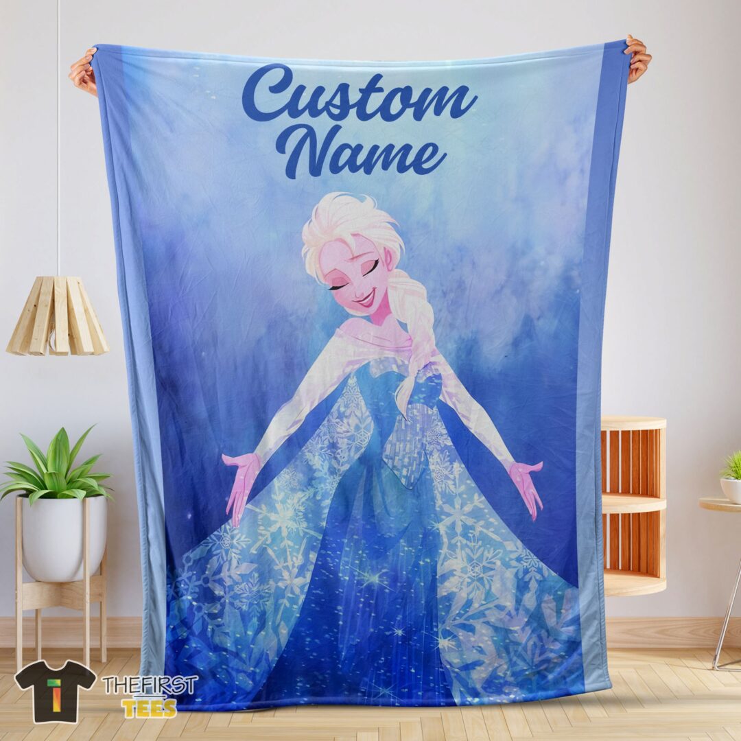 original-disney-frozen-magic-elsa-blanket-fleece-customized-blanket-mk-01 Original Disney Frozen Magic Elsa Blanket Fleece Customized Blanket
