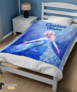 Original Disney Frozen Magic Elsa Blanket Fleece Customized Blanket - Image 3