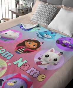 Original Disney Gabby's Dollhouse Blanket Fleece Customized Blanket - Image 3