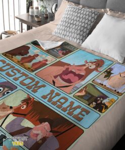 Original Disney Home On The Range Poster Blanket Fleece Customized Blanket - Image 4