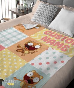 Original Disney Kiff Chatterley & Barry Buns Pattern Blanket Fleece Customized Blanket - Image 4