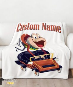 Original Disney Mr Toad Vintage Cartoon Blanket Fleece Customized Blanket - Image 3