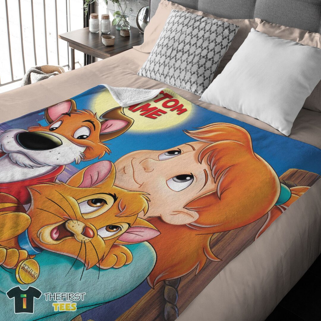 original-disney-oliver-company-jenny-foxworth-oliver-dodger-blanket-fleece-customized-blanket-mk-03 Original Disney Oliver & Company Jenny Foxworth Oliver Dodger Blanket Fleece Customized Blanket - Image 4