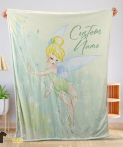 Original Disney Peter Pan Tinker Bell Blanket Fleece Customized Blanket