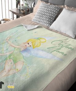 Original Disney Peter Pan Tinker Bell Blanket Fleece Customized Blanket - Image 4