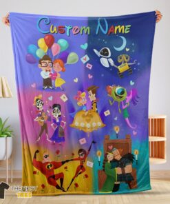 Original Disney Pixar Cartoon All Story Velveteen Cute Blanket Fleece Customized Blanket