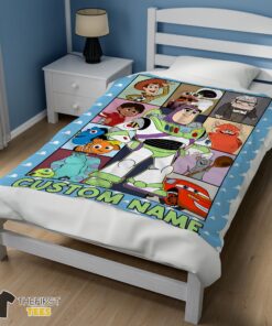 Original Disney Pixar Toy Story Buzz Lightyear With Friends Blanket Fleece Customized Blanket - Image 3