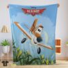 Original Disney Planes Movie Dusty Crophopper Blanket Fleece Customized Blanket
