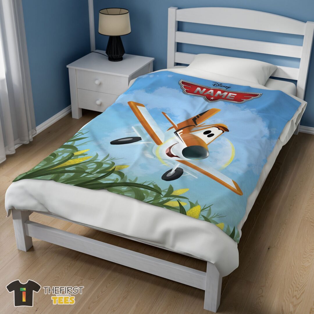original-disney-planes-movie-dusty-crophopper-blanket-fleece-customized-blanket-mk-02 Original Disney Planes Movie Dusty Crophopper Blanket Fleece Customized Blanket - Image 3