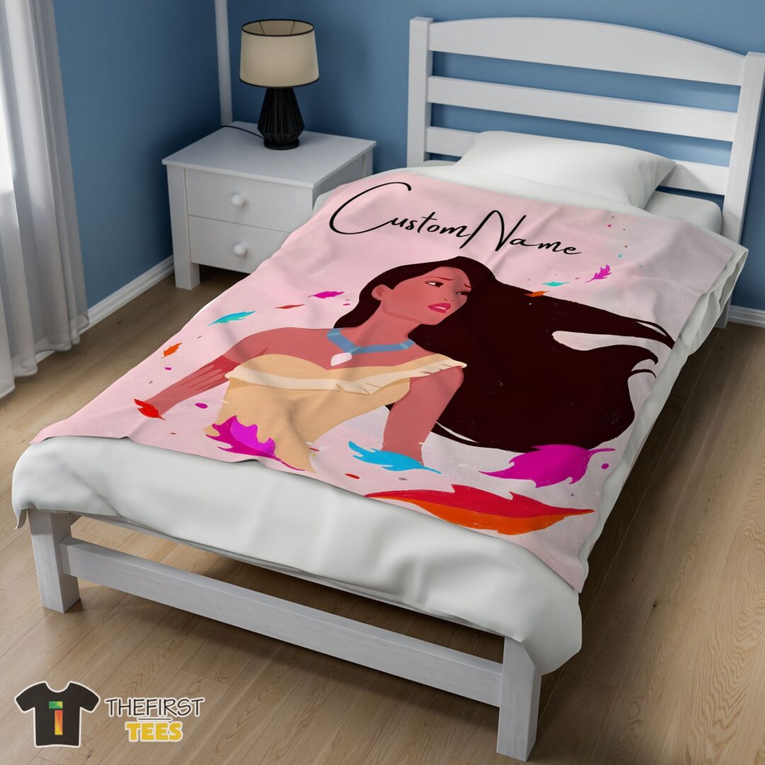 original-disney-pocahontas-blanket-fleece-customized-blanket-mk-02 Original Disney Pocahontas Blanket Fleece Customized Blanket - Image 3