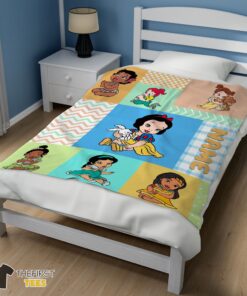Original Disney Princess Baby Princess Blanket Fleece Customized Blanket - Image 3