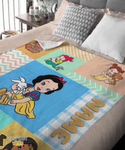 Original Disney Princess Baby Princess Blanket Fleece Customized Blanket - Image 4