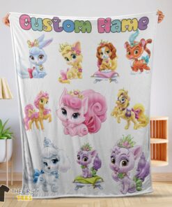 Original Disney Princess Palace Pets Blanket Fleece Customized Blanket