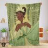 Original Disney Princess Tiana Blanket Fleece Customized Blanket