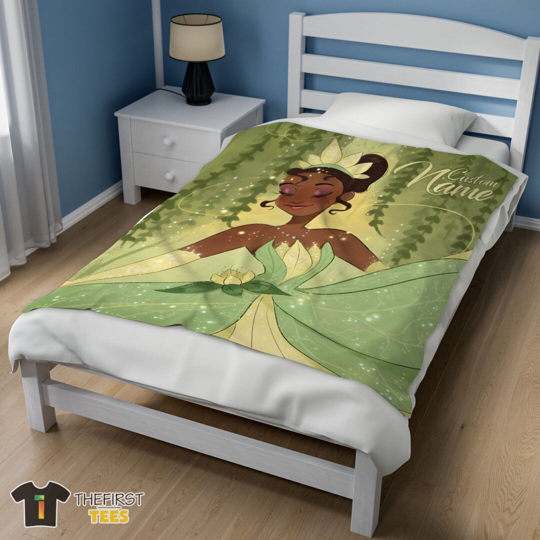 original-disney-princess-tiana-blanket-fleece-customized-blanket-mk-02 Original Disney Princess Tiana Blanket Fleece Customized Blanket - Image 3