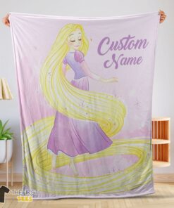 Original Disney Rapunzel Blanket Fleece Customized Blanket