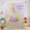 Original Disney Rapunzel Blanket Fleece Customized Blanket