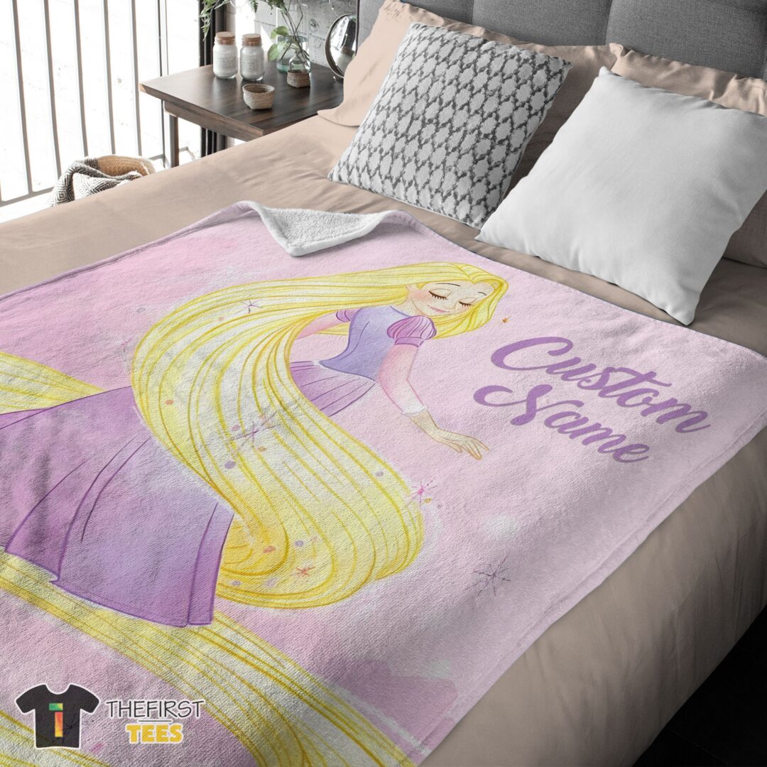 original-disney-rapunzel-blanket-fleece-customized-blanket-mk-03 Original Disney Rapunzel Blanket Fleece Customized Blanket - Image 4