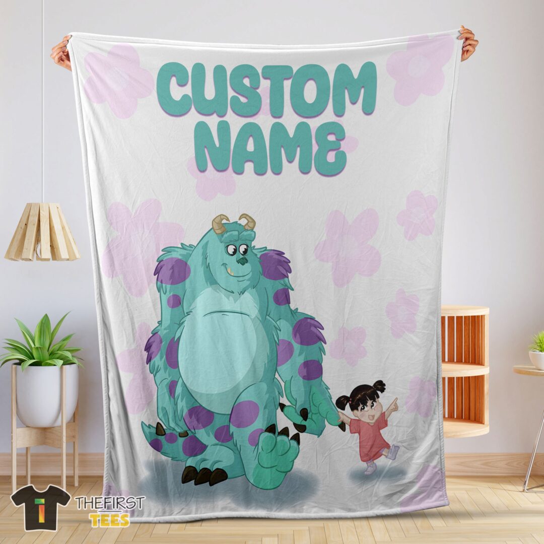 original-disney-sulley-boo-monsters-inc-blanket-fleece-customized-blanket-mk-01-1 Original Disney Sulley & Boo Monsters Inc Blanket Fleece Customized Blanket