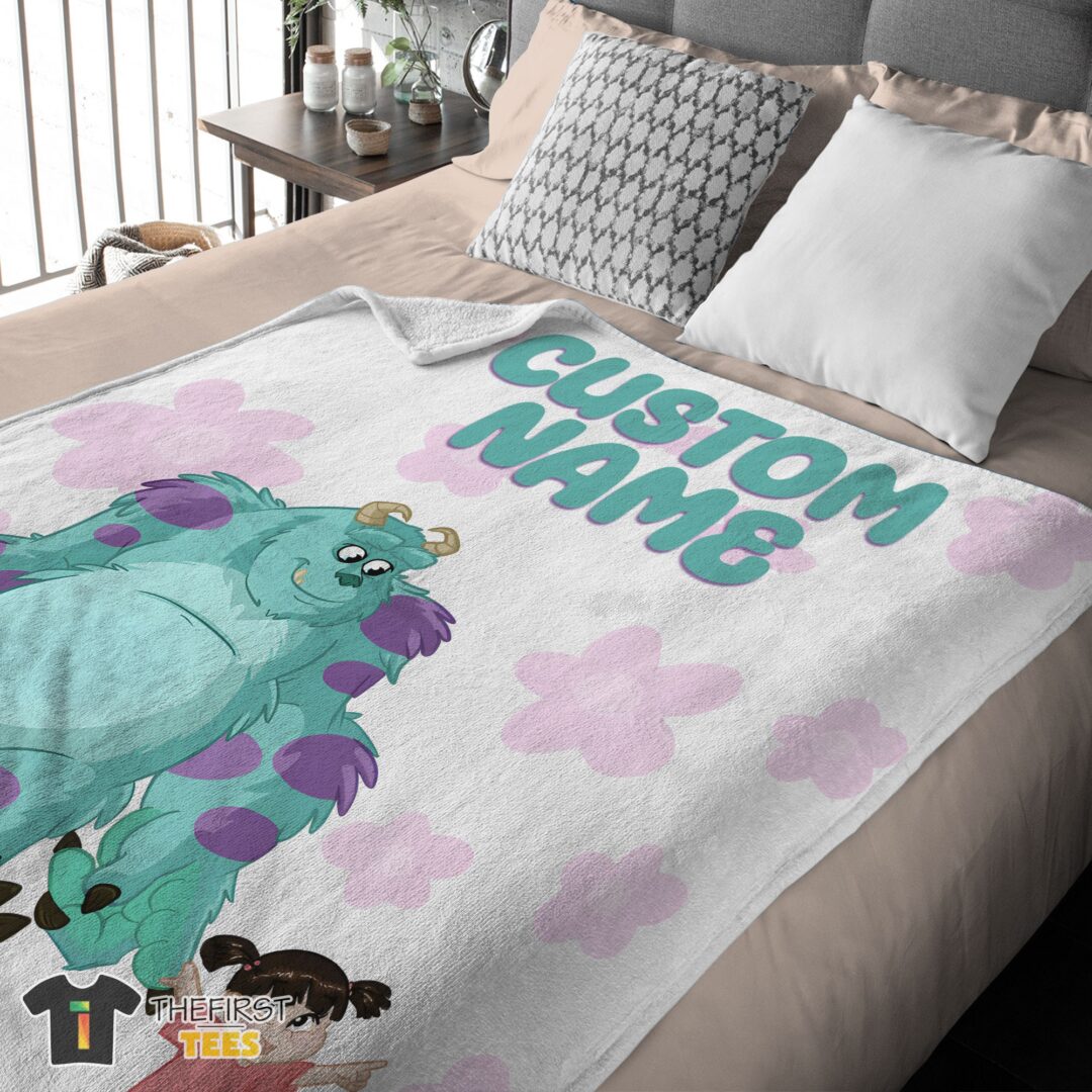 original-disney-sulley-boo-monsters-inc-blanket-fleece-customized-blanket-mk-03 Original Disney Sulley & Boo Monsters Inc Blanket Fleece Customized Blanket - Image 4
