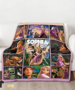 Original Disney Tangled Collage Blanket Fleece Customized Blanket - Image 3