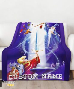 Original Disney The Sword In The Stone Legendary Blanket Fleece Customized Blanket - Image 3