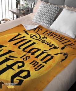 Original Disney Villain Wife Halloween Blanket Cozy Funny And Unique Blanket - Image 3