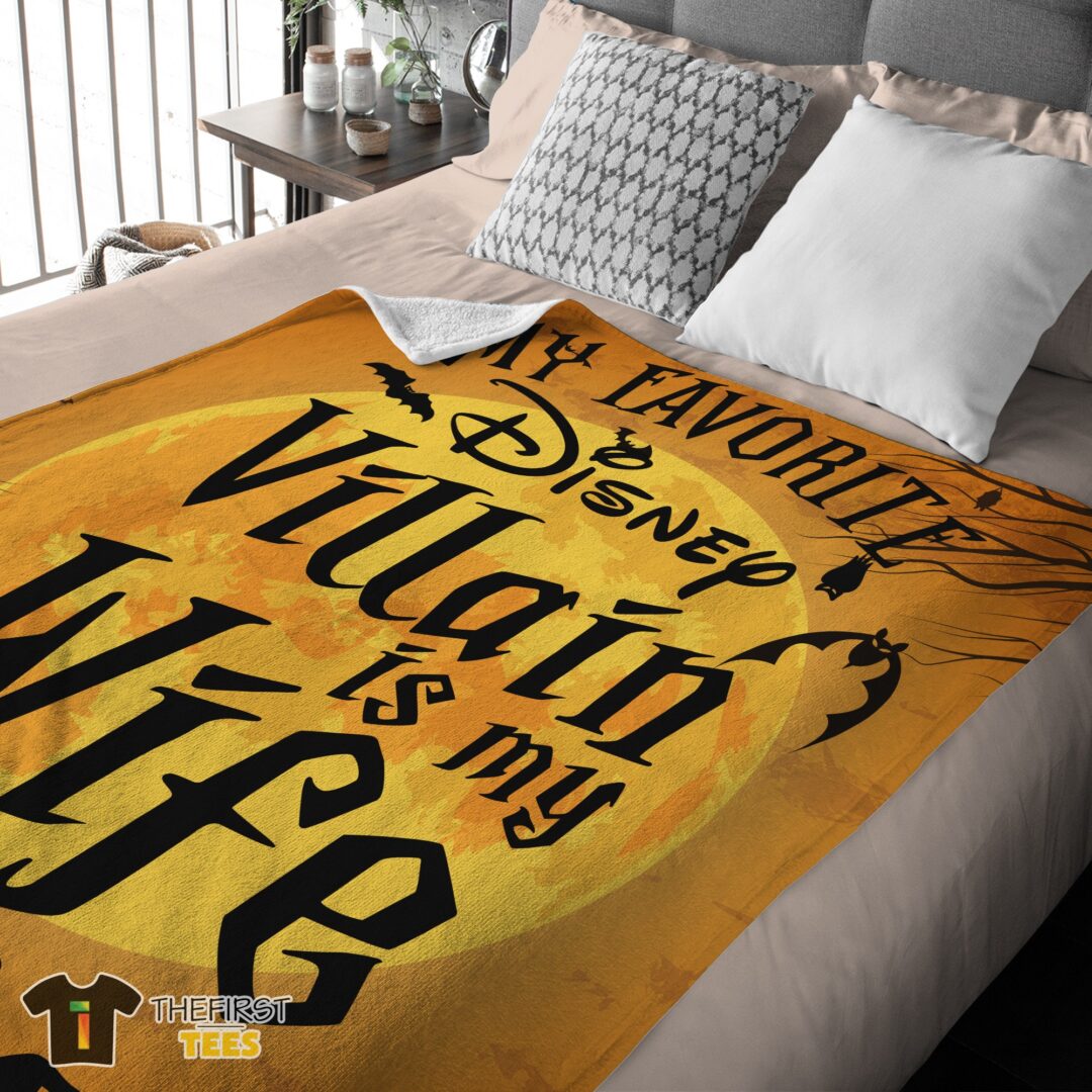 original-disney-villain-wife-halloween-blanket-cozy-funny-and-unique-blanket-mk-01-2 Original Disney Villain Wife Halloween Blanket Cozy Funny And Unique Blanket - Image 3