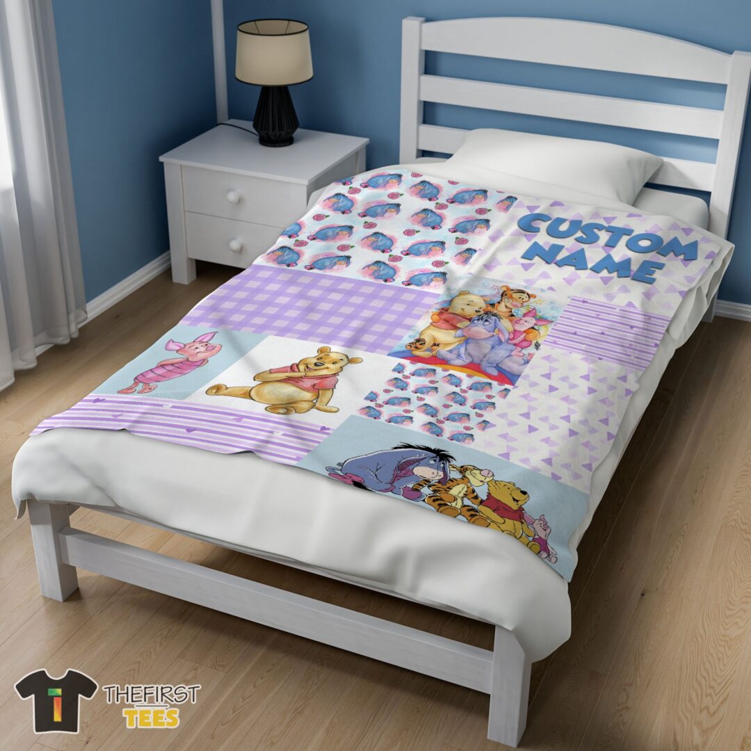 original-disney-winnie-the-pooh-friends-collage-poster-blanket-fleece-customized-blanket-mk-02 Original Disney Winnie The Pooh Friends Collage Poster Blanket Fleece Customized Blanket - Image 3