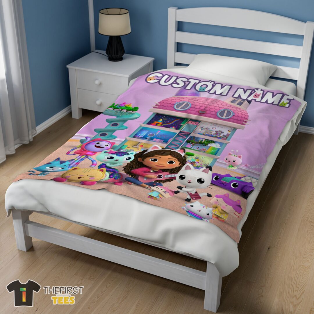 original-disneys-gabbys-dollhouse-with-our-cute-girl-fleece-blanket-customize-blanket-mk-01-4 Original Disney’s Gabby’s Dollhouse With Our Cute Girl Fleece Blanket Customize Blanket - Image 3
