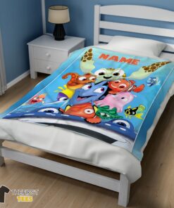 Original Finding Nemo With Friends Blanket Fleece Customized Blanket - Image 3