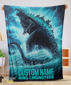 Original Godzilla King Of The Monsters Blanket Fleece Customized Blanket
