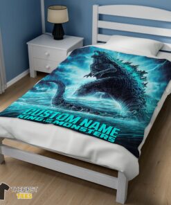 Original Godzilla King Of The Monsters Blanket Fleece Customized Blanket - Image 3