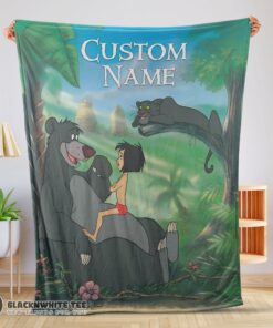 Original Hot Cute Disney Cartoon JungleBook Tapestry Blanket Fleece Customized Blanket