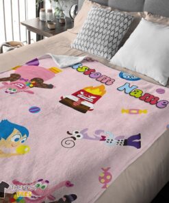 Original Inside Oute Cute Blanket Fleece Customized Blanket - Image 4