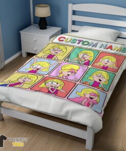 Original Lizzie Mcguire Cartoon Character Blanket Fleece Customized Blanket - Image 3