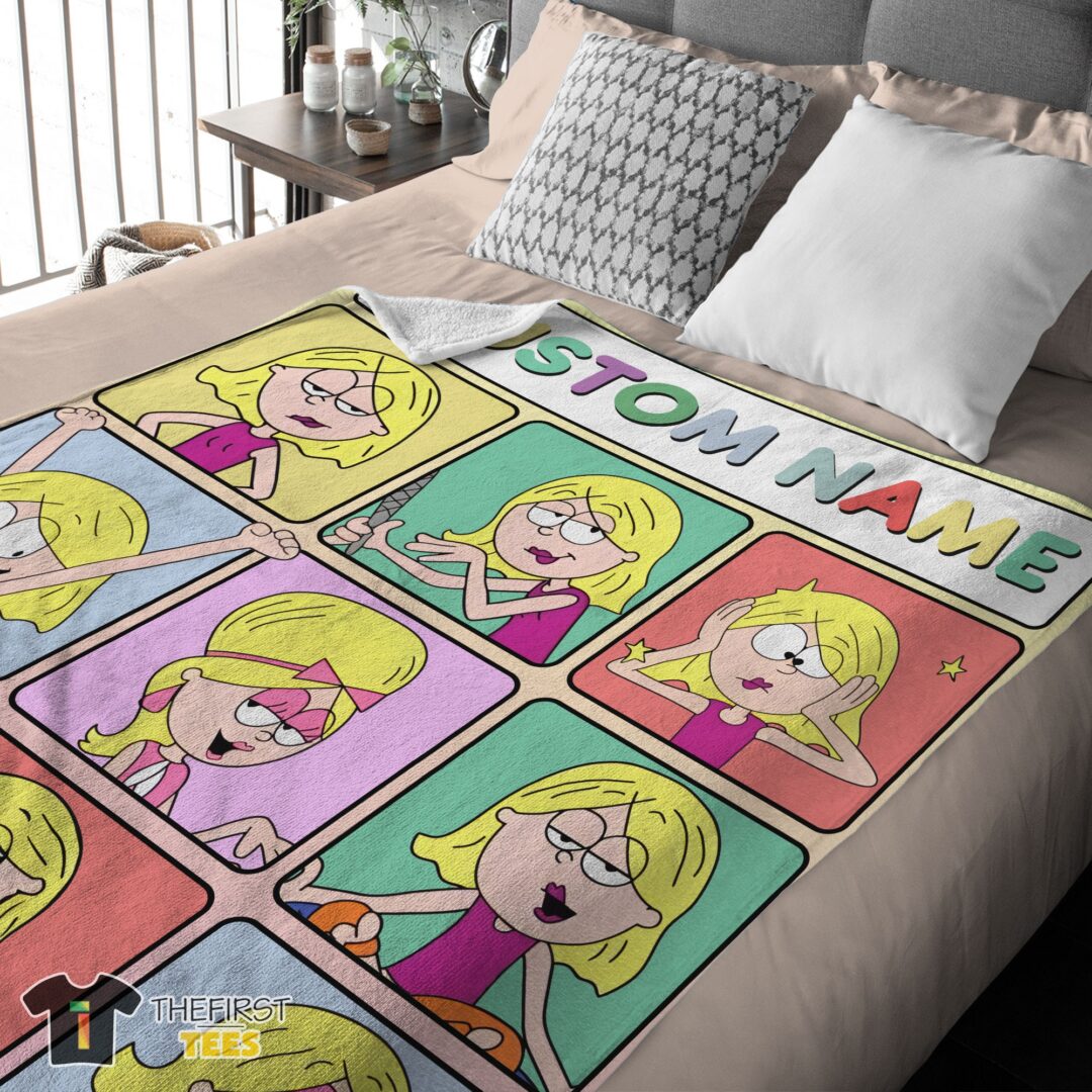 original-lizzie-mcguire-cartoon-character-blanket-fleece-customized-blanket-mk-03 Original Lizzie Mcguire Cartoon Character Blanket Fleece Customized Blanket - Image 4