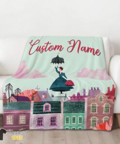 Original Mary Poppins Film Classic Movie Blanket Fleece Customized Blanket - Image 3