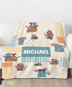 Original Nice Ratatouille Tutter Mood Patchwork Blanket Fleece Customized Blanket - Image 3