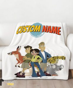 Original Nice Wild Kratts Characters Blanket Fleece Customized Blanket - Image 3