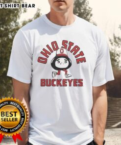 Original Ohio State Buckeyes Brutus Mascot T-Shirt featuring vibrant graphics of Brutus the Buckeye, perfect for fans.