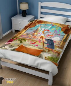 Original Pixar Ratatouille Warm & Soft Remy Chief Blanket Fleece Customized Blanket - Image 3