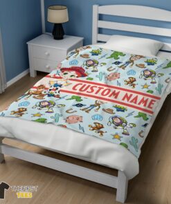 Original Pixar Toy Story Cowgirl With All Friends Blanket Fleece Customized Blanket - Image 3
