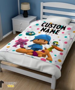 Original Pocoyo And Friends Blanket Fleece Customized Blanket - Image 3